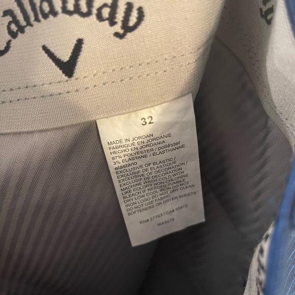Men’s Callaway Golf Shorts size 32 waist (Never Worn, Past the return date) - Picture 2 of 3